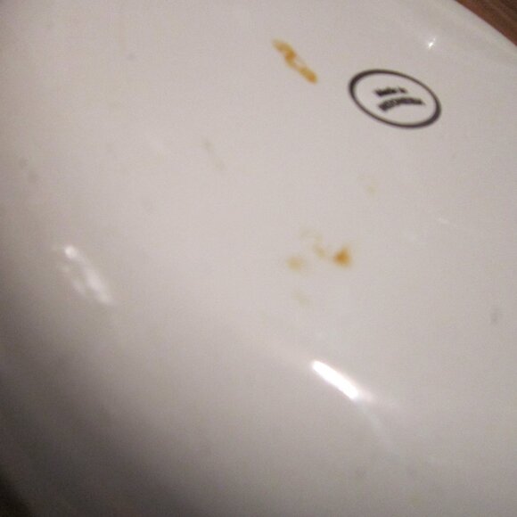 Vintage Pink and Purple Floral Enamel Bowl, White/ Silvertone Farmhouse Chic - Picture 11 of 14